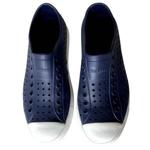 Women's Native Navy Jefferson Slip-On Unisex Summer‎ Water  Shoes sz 6-M/  8-W